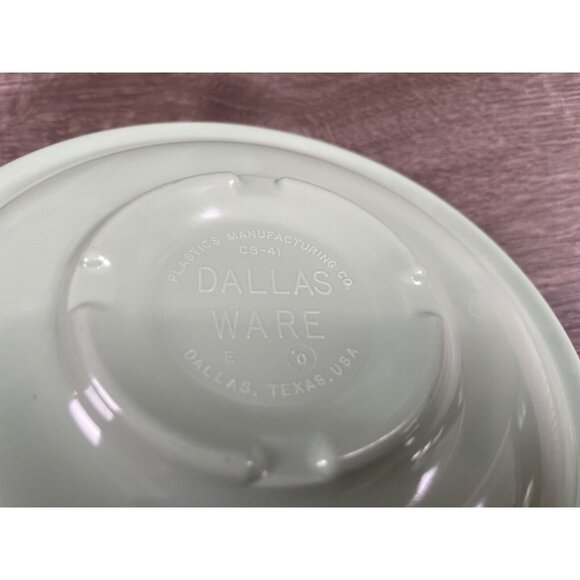 Lot of 5 Vintage Dallas Ware Coffee Cups - Pretty Seafoam Green - Made in USA - Picture 3 of 16